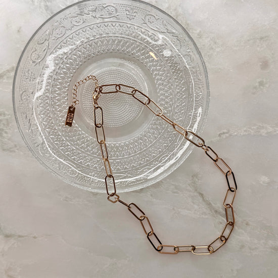 Paperclip Charm Necklace