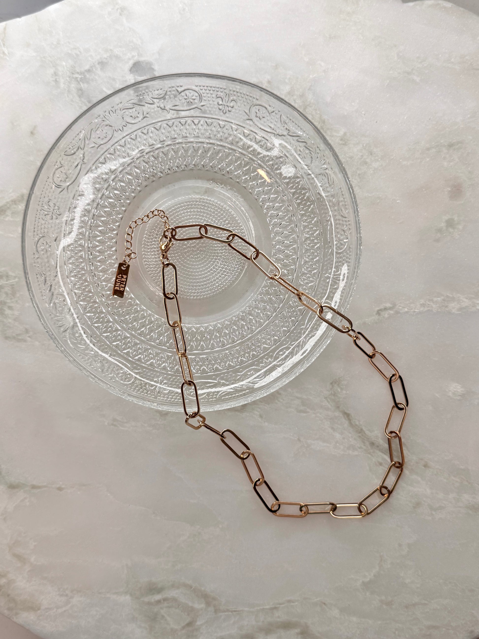 Paperclip Charm Necklace