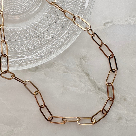 Paperclip Charm Necklace