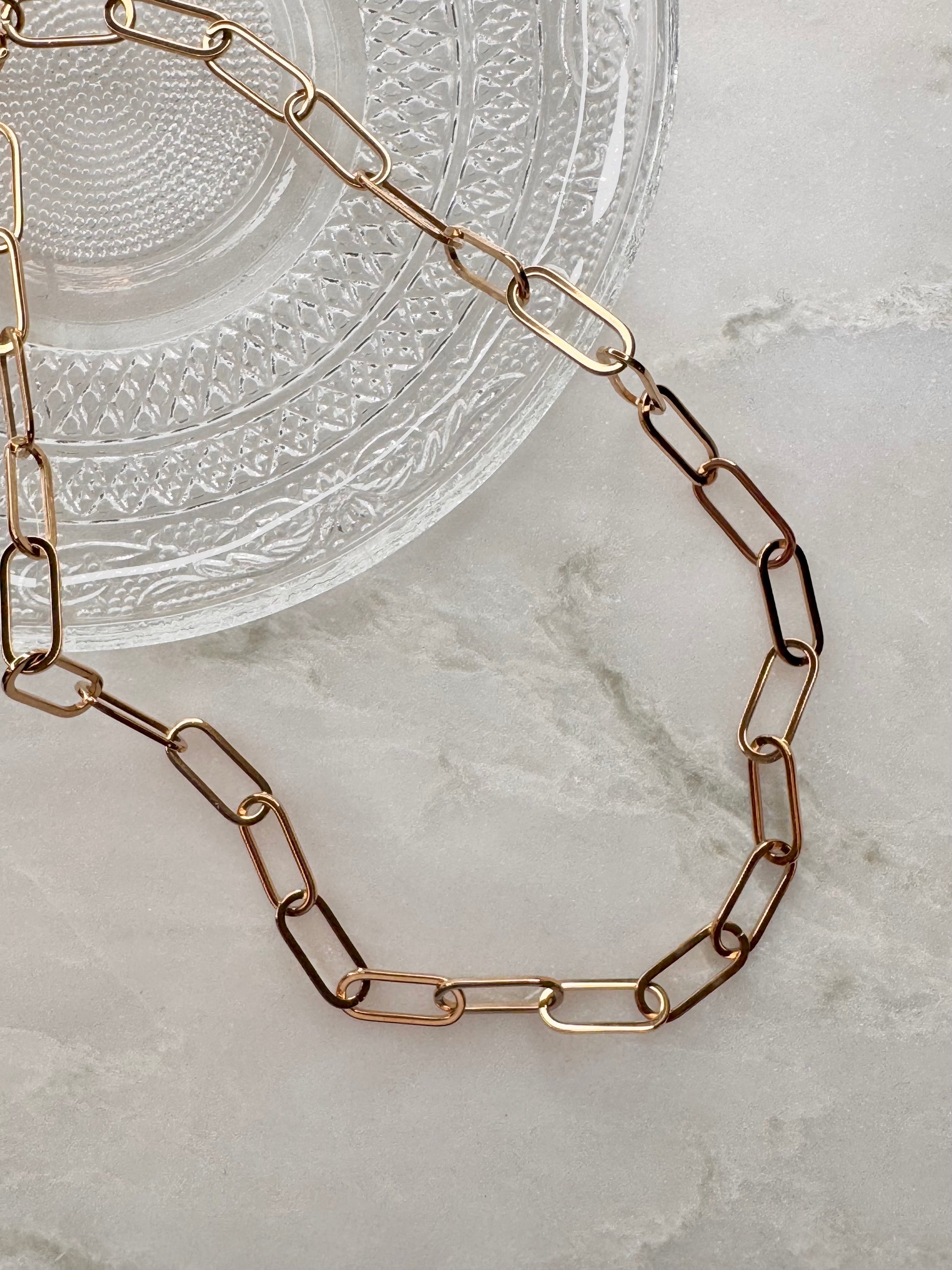 Paperclip Charm Necklace