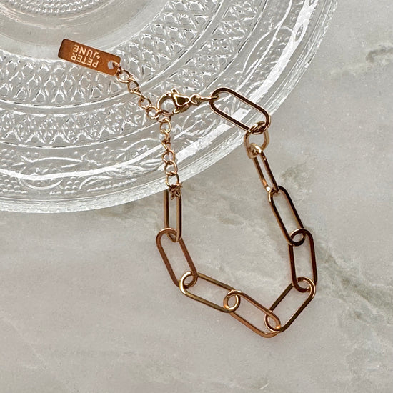 Paperclip Charm Bracelet