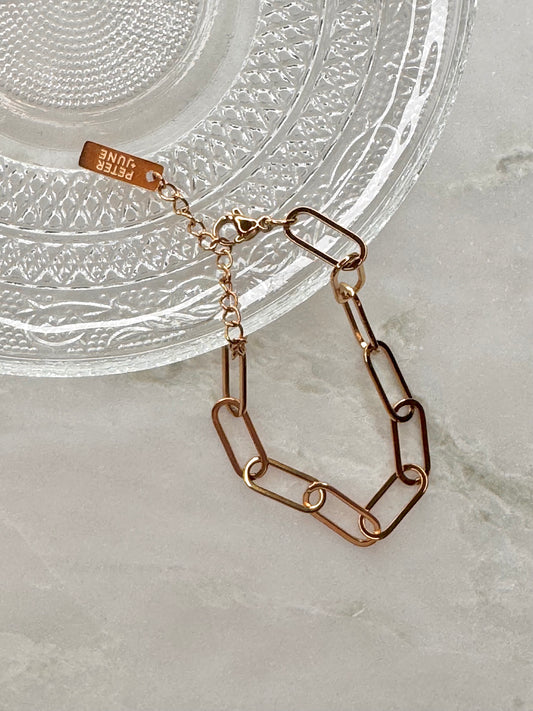 Paperclip Charm Bracelet