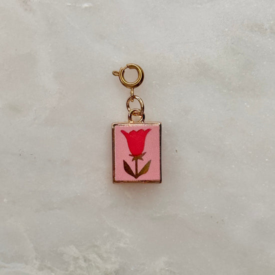 Red Tulip Charm