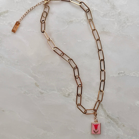 Red Tulip Charm