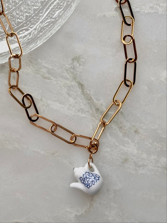 Ceramic Teapot Charm