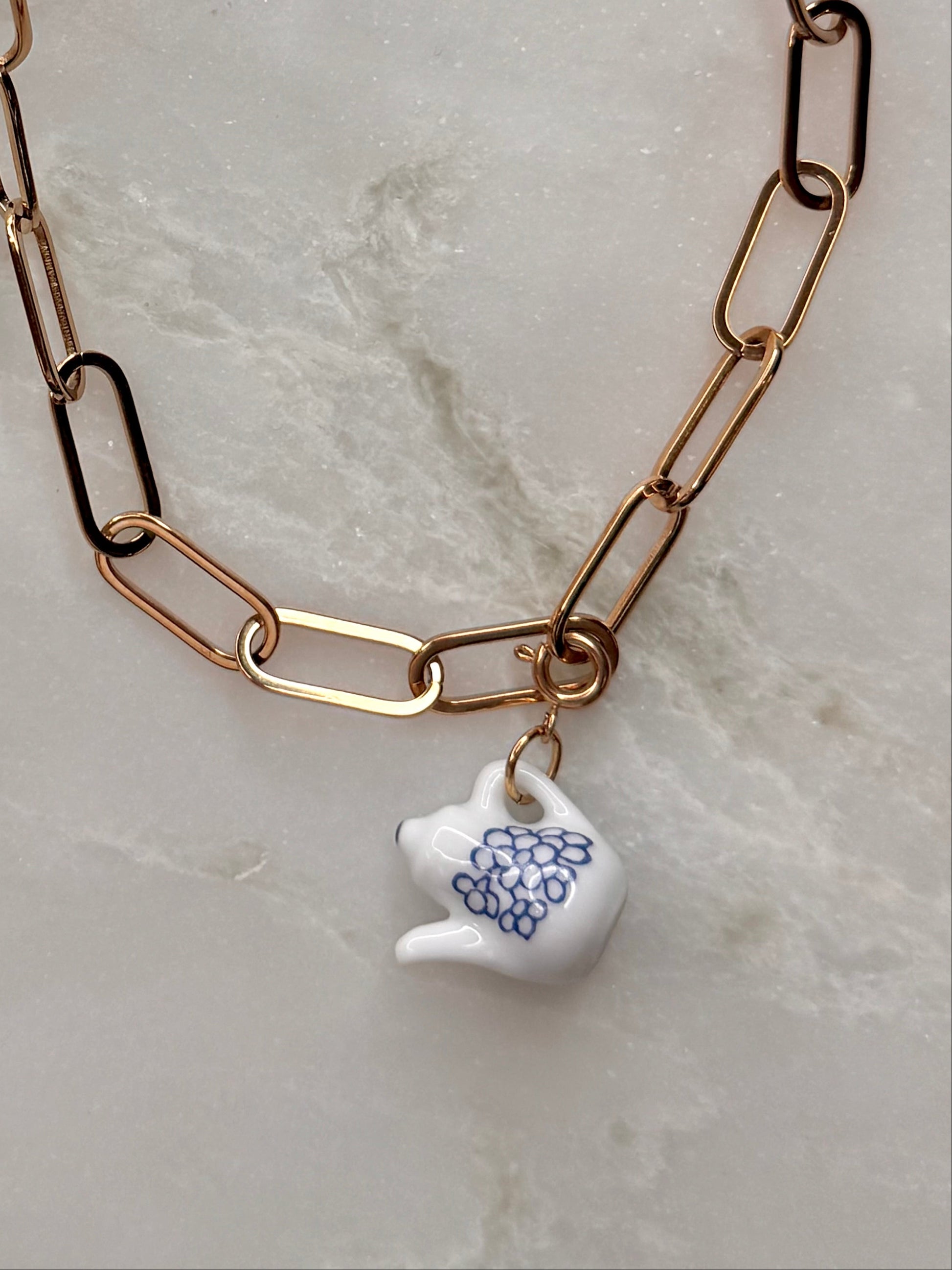 Ceramic Teapot Charm
