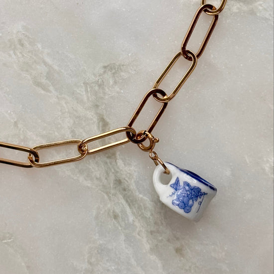 Ceramic Tea Cup Charm