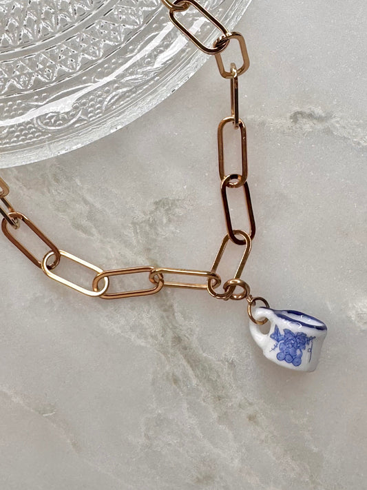 Ceramic Tea Cup Charm