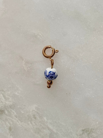 Ceramic Floral Bead Charm