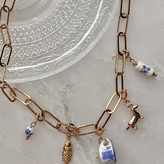 Paperclip Charm Necklace