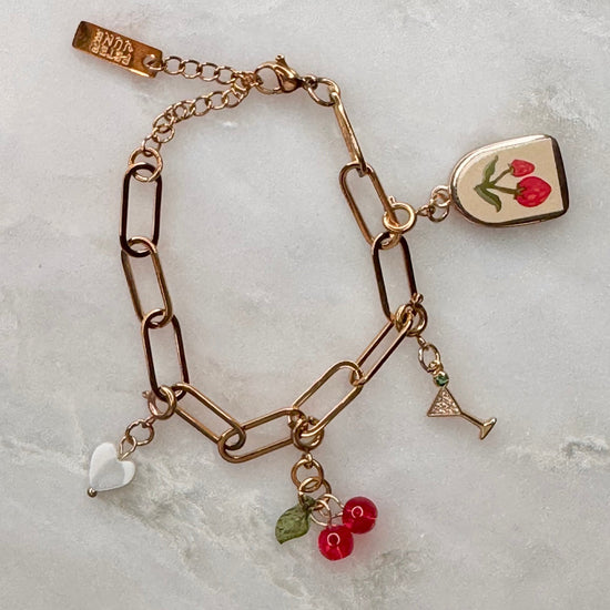 Paperclip Charm Bracelet