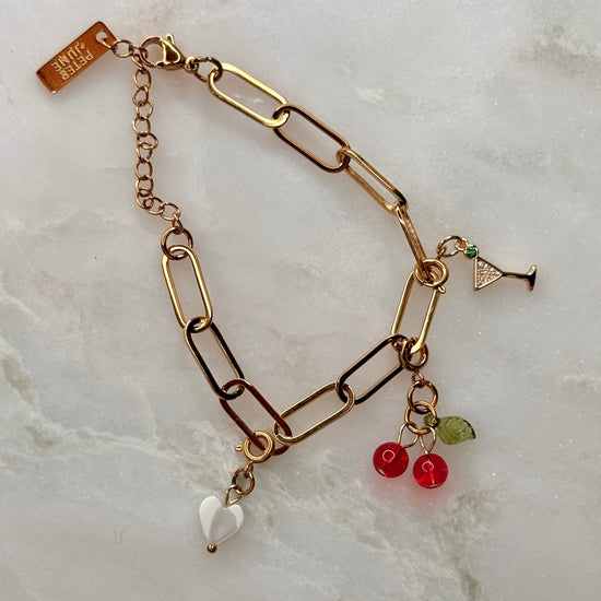 Paperclip Charm Bracelet