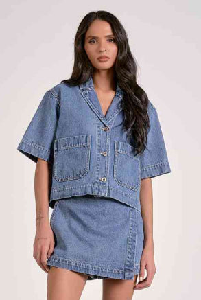Madi Denim Top