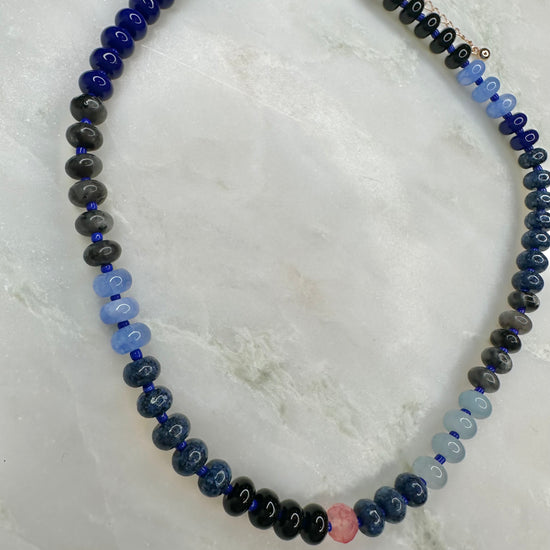 Azul Beaded Necklace
