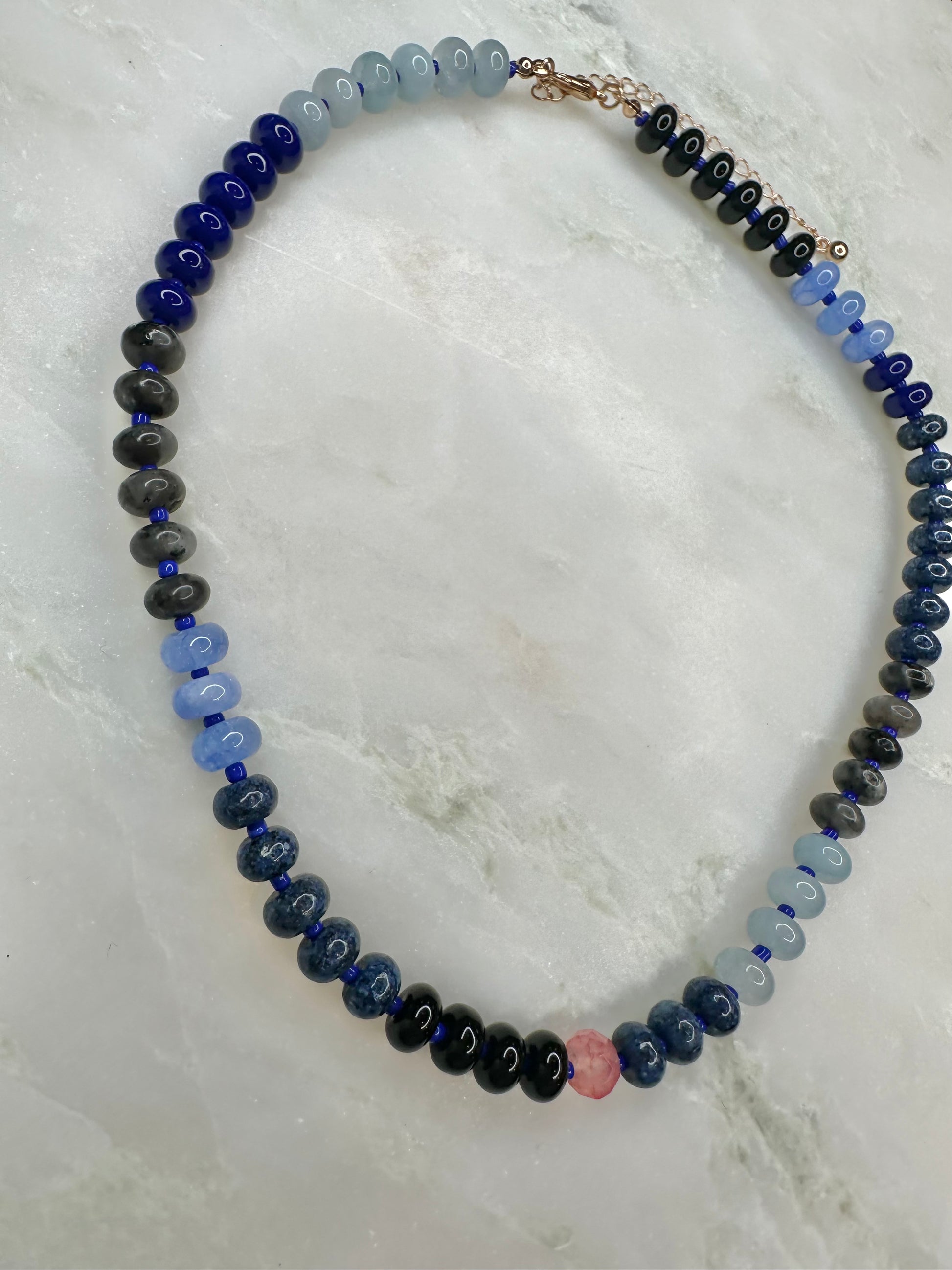 Azul Beaded Necklace