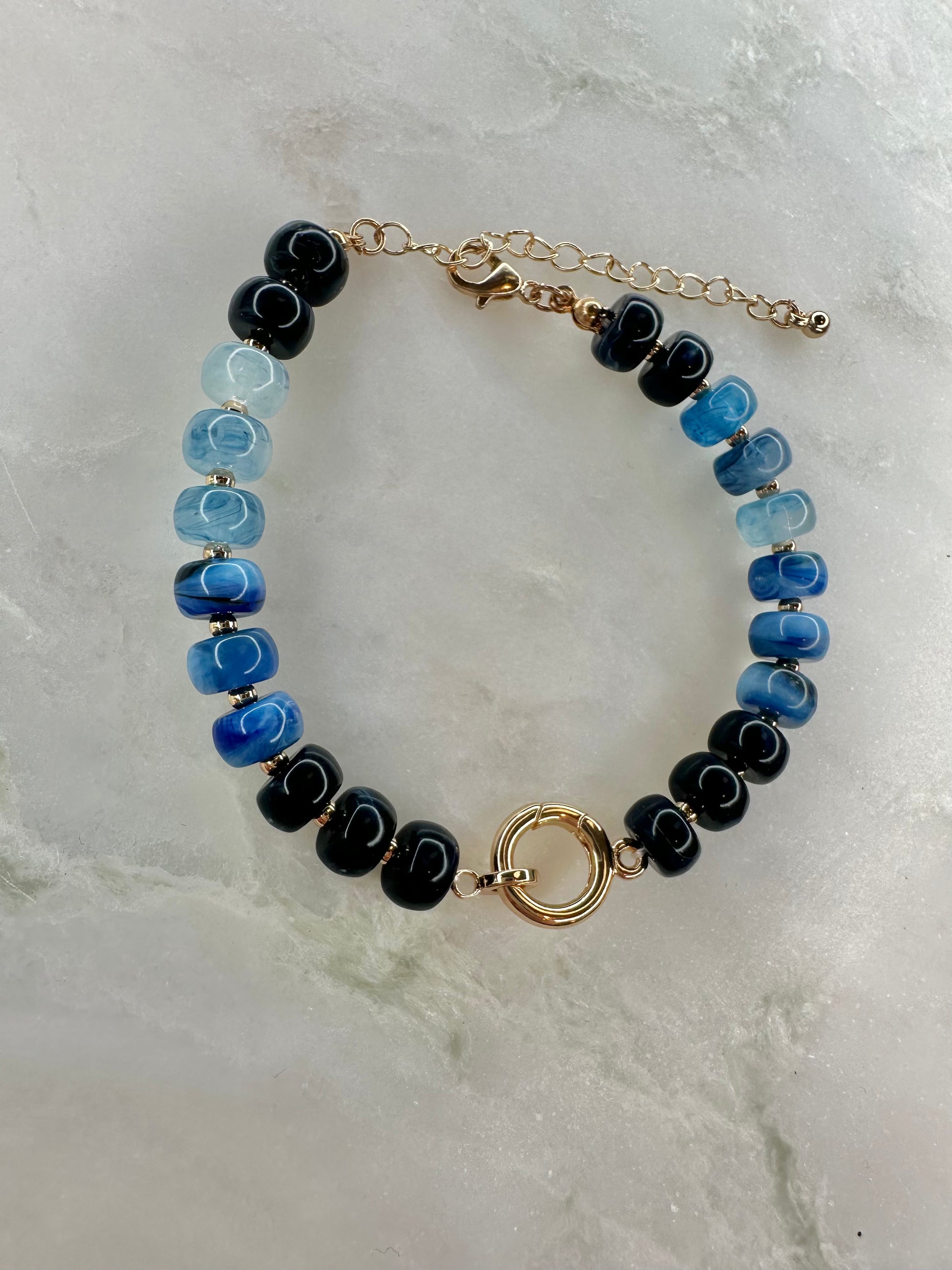 Wilma Beaded Bracelet Cobalt Blue