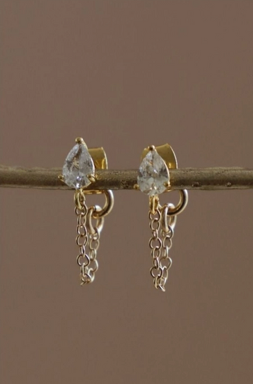 Eloise Chain Wrap Earrings