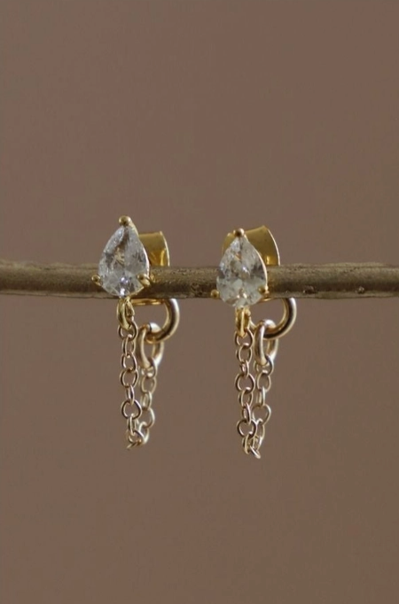 Eloise Chain Wrap Earrings