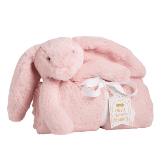 Cuddle Blanket Pink Bunny