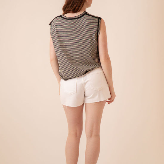 Mid Rise Stretch Shorts