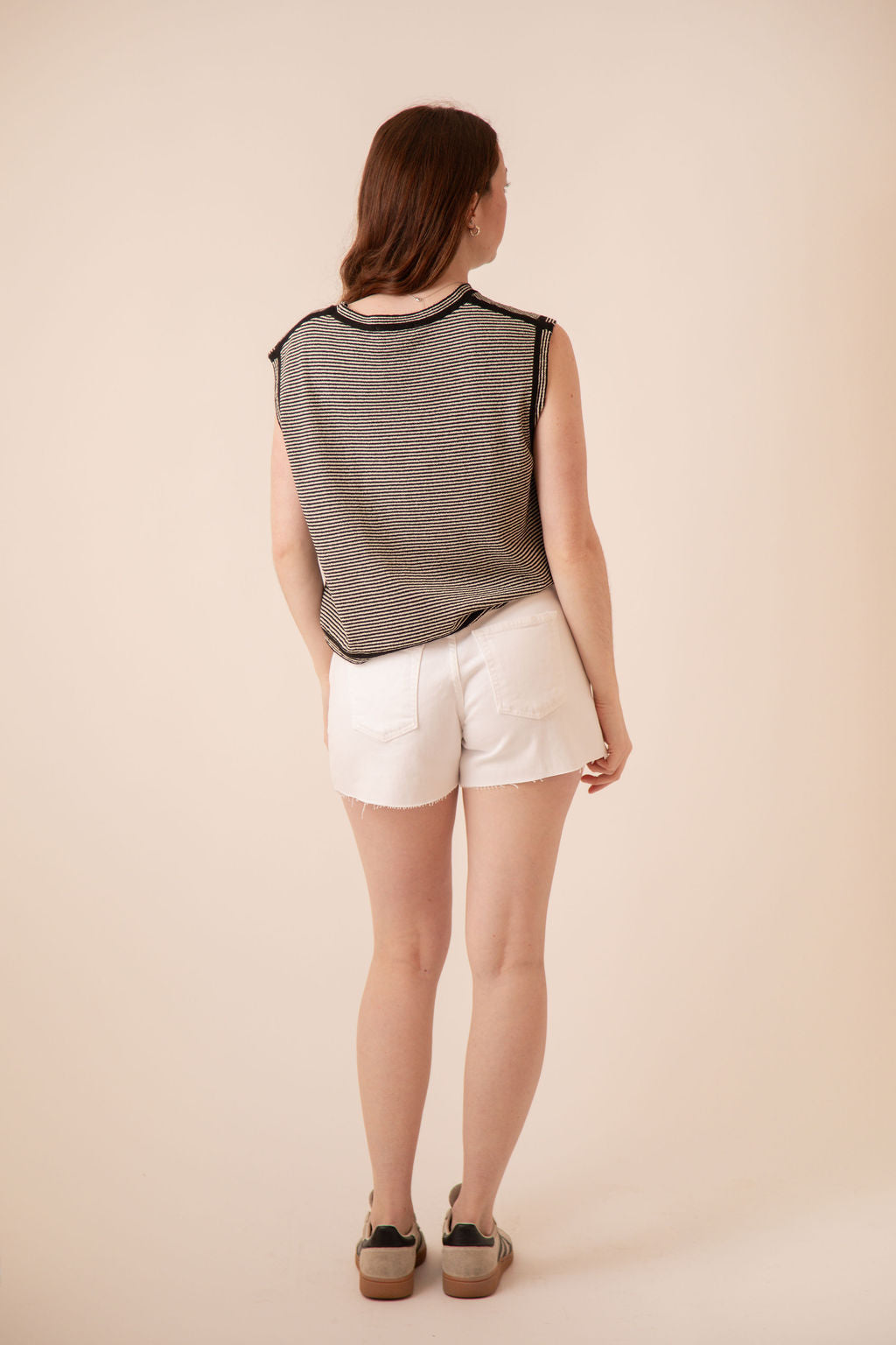 Mid Rise Stretch Shorts