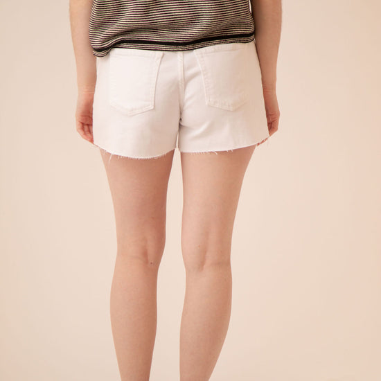 Mid Rise Stretch Shorts