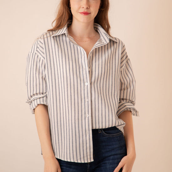 Shiloh Striped Button Down