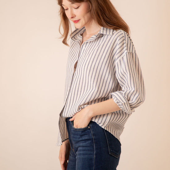 Shiloh Striped Button Down
