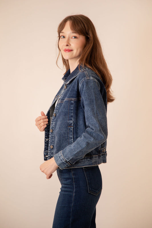Denim Moto Jacket