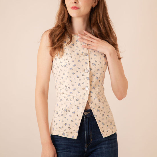 Connie Denim Vest Large