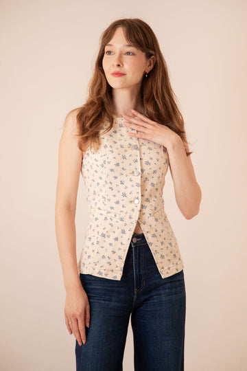 Connie Denim Vest Large