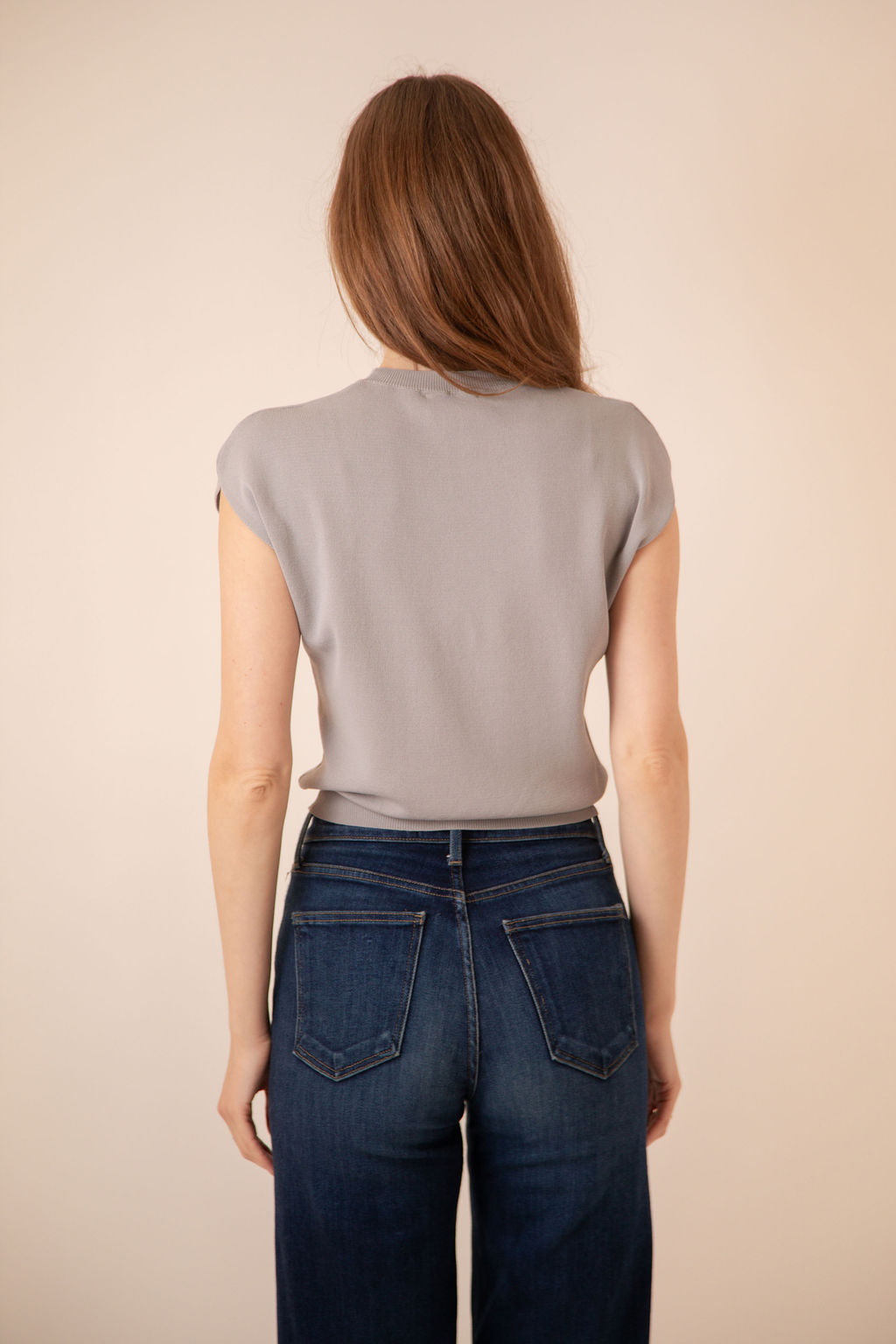 Callie Cap Sleeve Knit Top