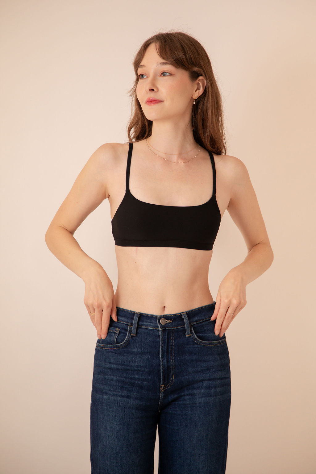 Butter Me Up Scoop Bralette Black