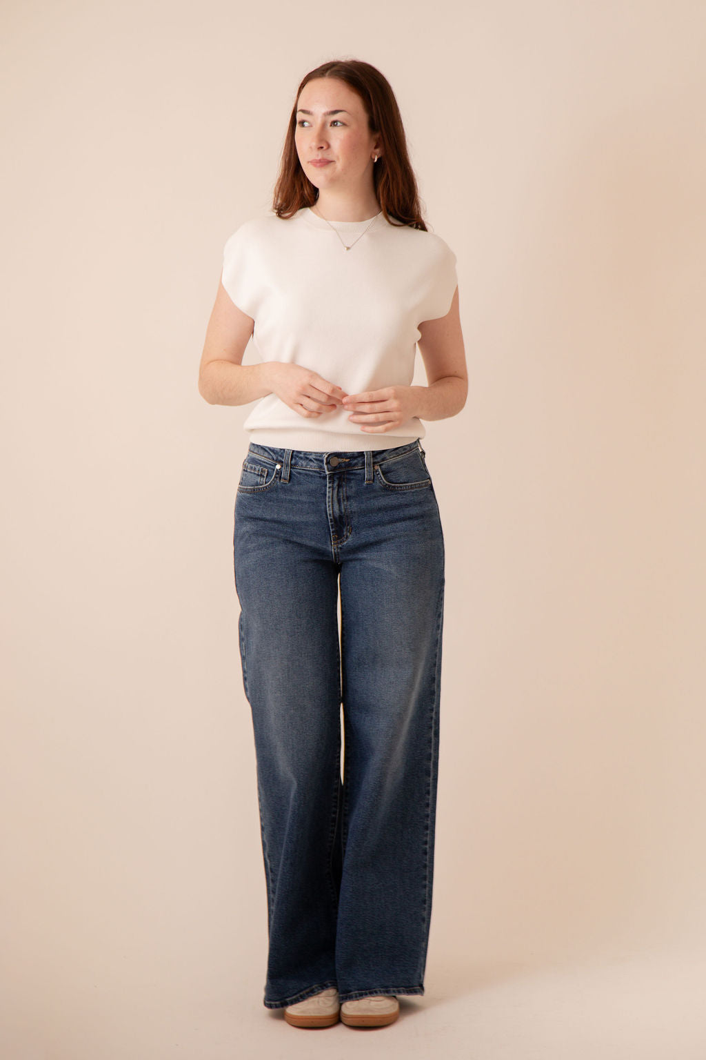 Mid Rise Ultra Wide Leg