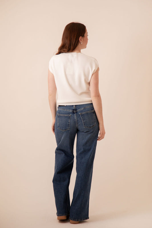 Mid Rise Ultra Wide Leg