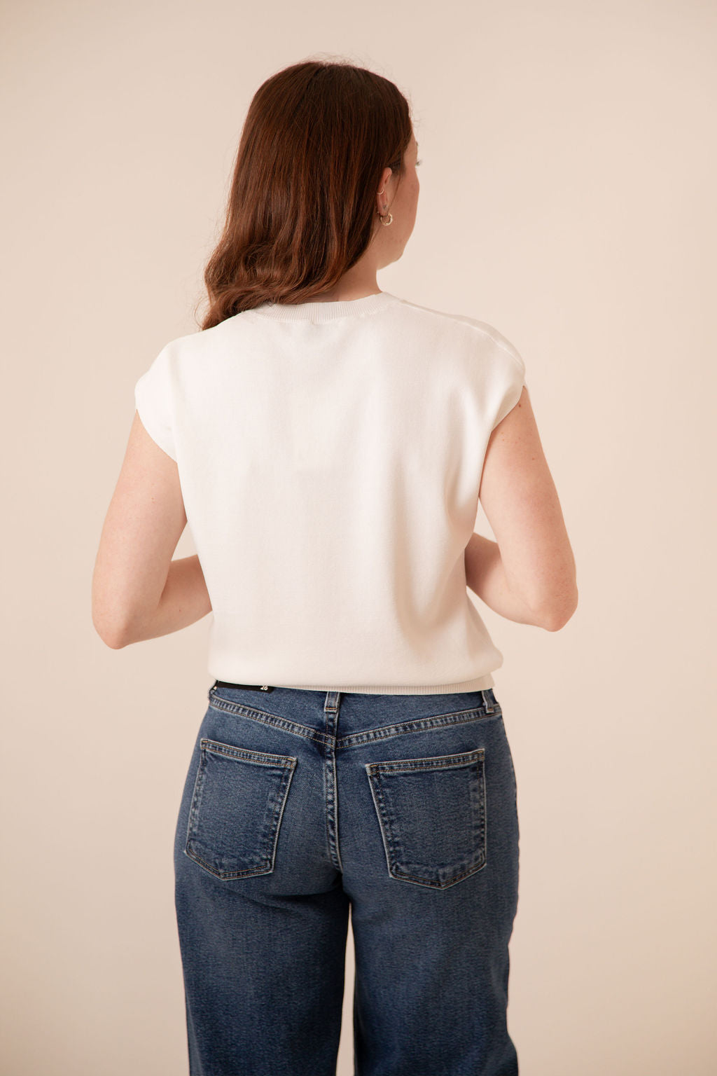 Callie Cap Sleeve Knit Top