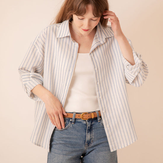 Shiloh Striped Button Down