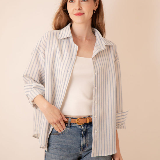 Shiloh Striped Button Down