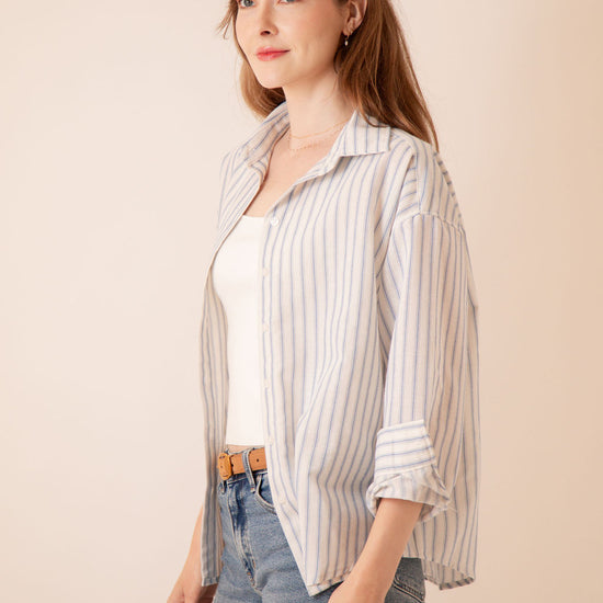 Shiloh Striped Button Down