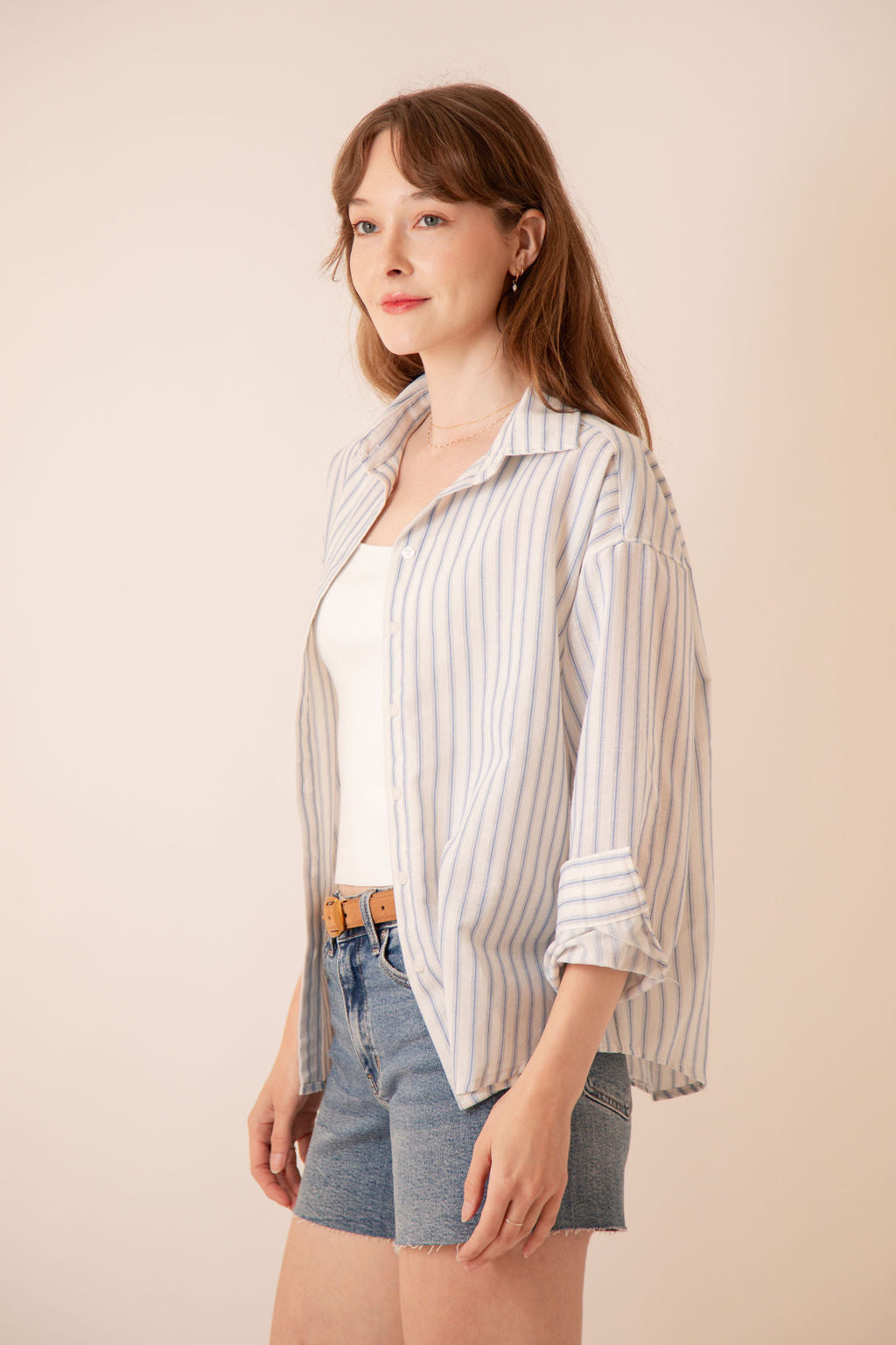 Shiloh Striped Button Down