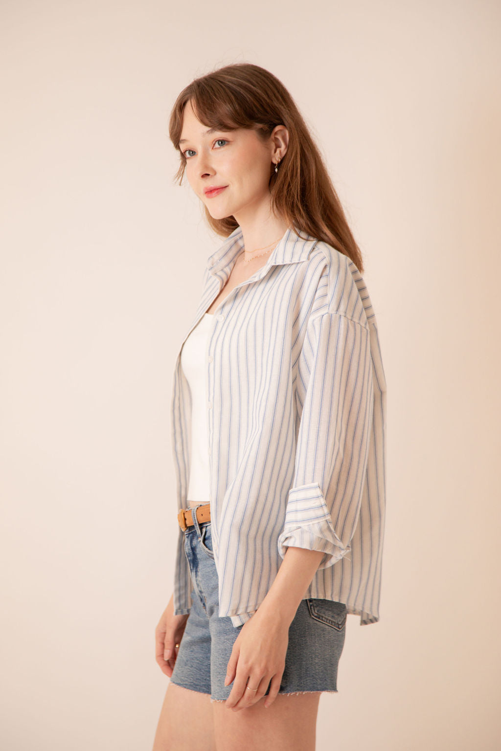 Shiloh Striped Button Down