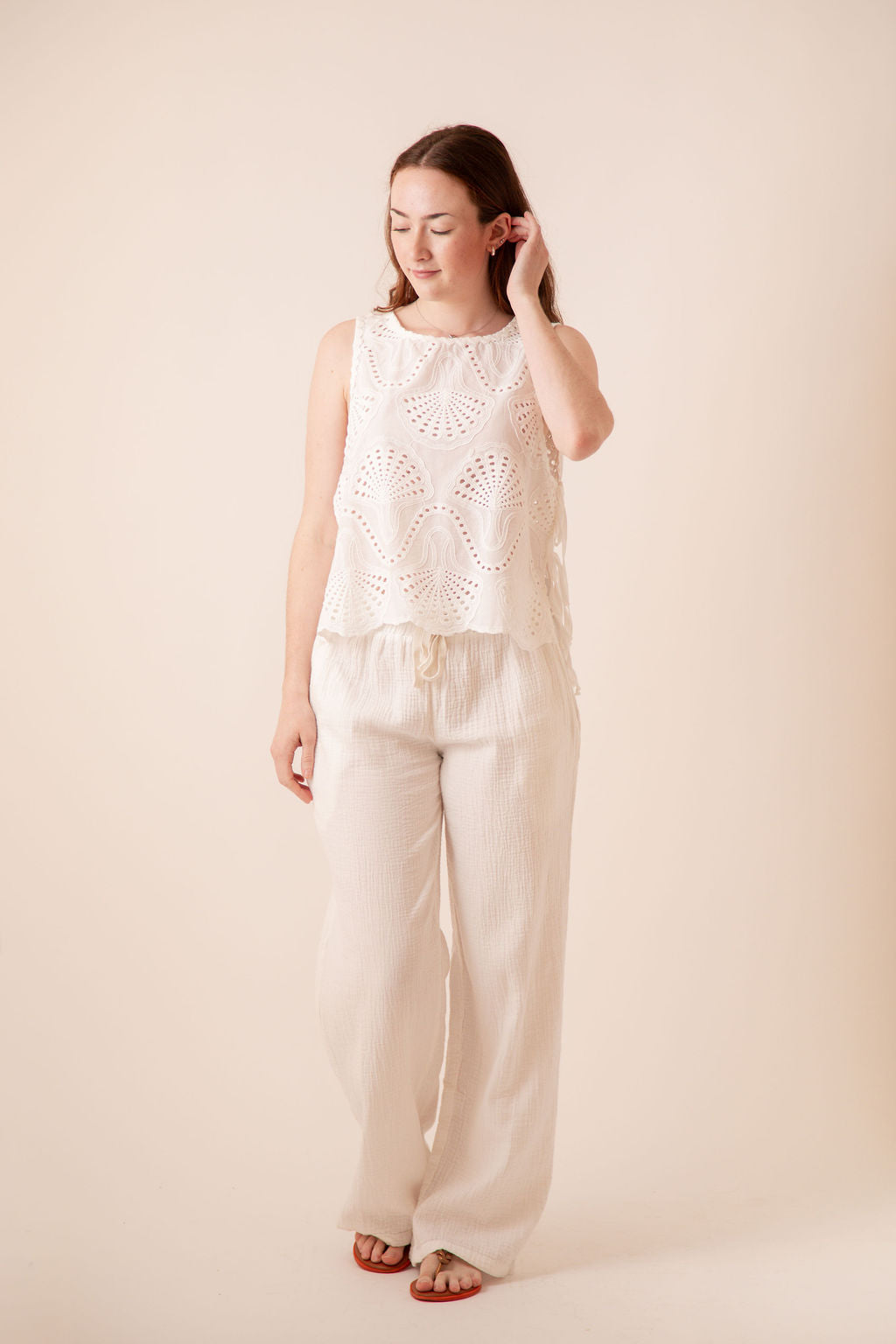 Shelley Eyelet Top