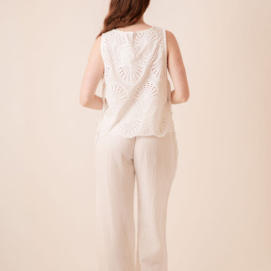 Shelley Eyelet Top