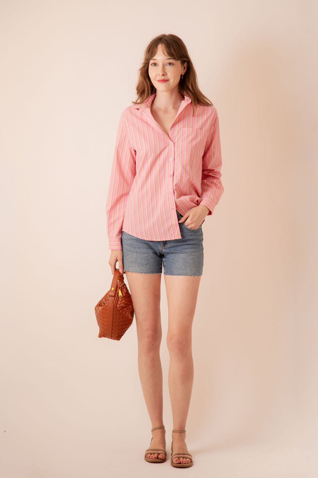 Jeni Stripe Button Down
