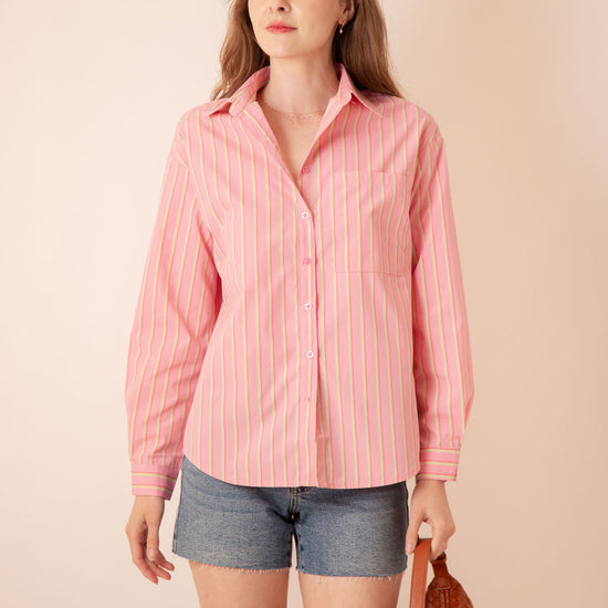 Jeni Stripe Button Down