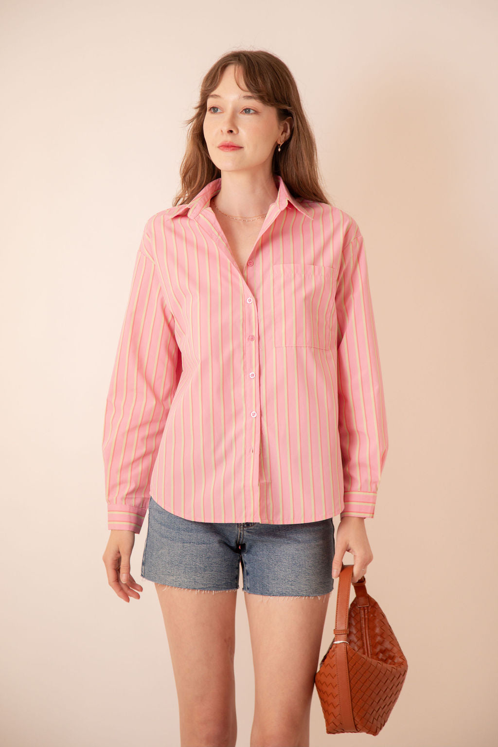 Jeni Stripe Button Down