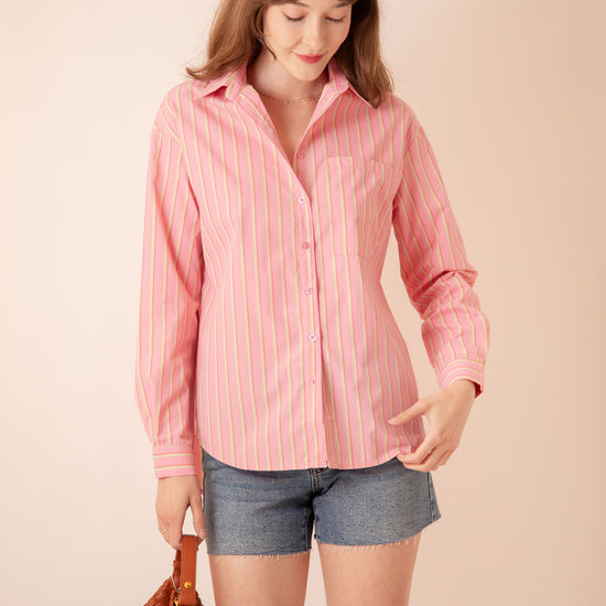 Jeni Stripe Button Down