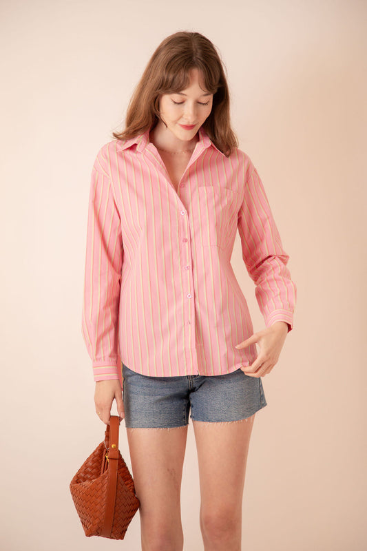 Jeni Stripe Button Down
