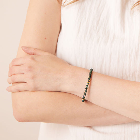 Reyna Bracelet Moss Agate