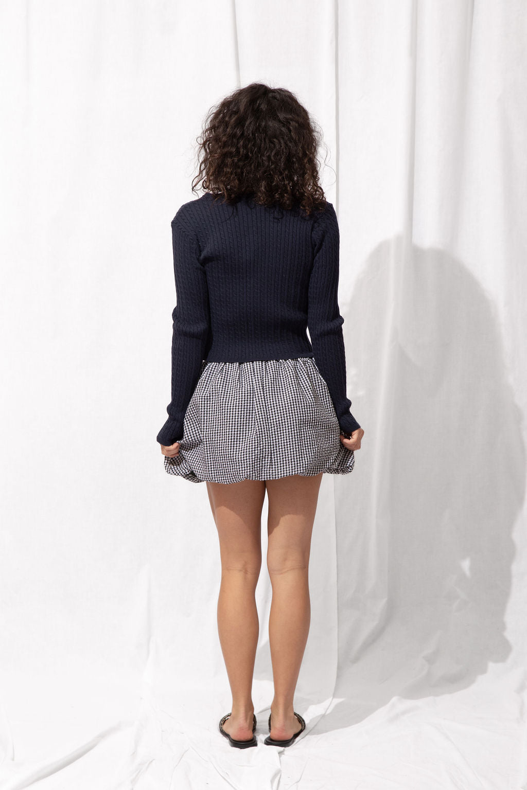 Lena Cable Knit Cardigan